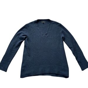 Banana Republic Merino Wool Blend Navy Sweater Women's Small Capsule Classic